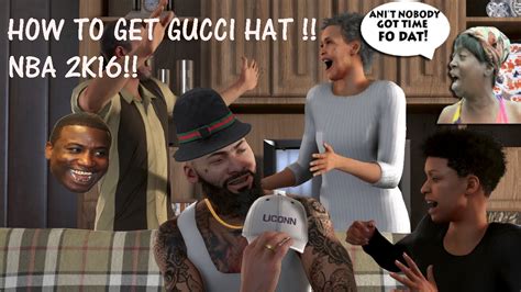 how to get gucci hat on 2k16